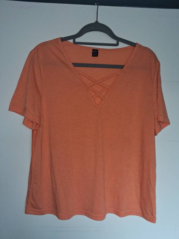 SHEIN oranje T-shirt, maat XL