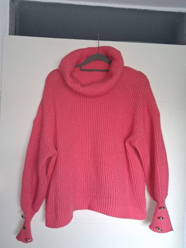 Roze trui, maat XL