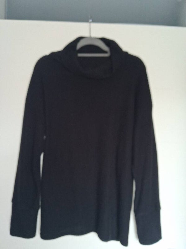 Zwart coltrui, maat 2XL