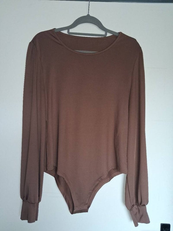 Bruine bodysuit, maat XXL