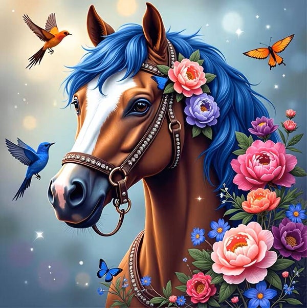 20x20cm Diamond painting nr 864