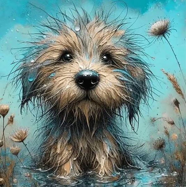 20x20cm Diamond painting nr 863
