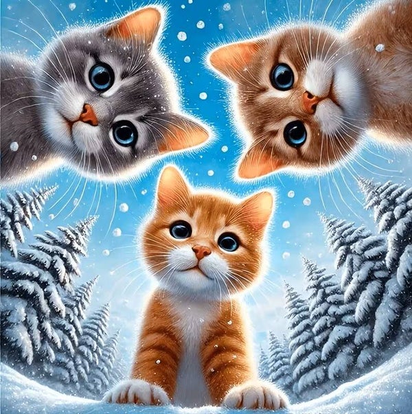 20x20cm Diamond painting nr 870