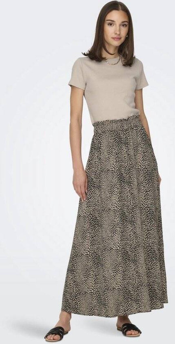 JDY beige maxi rok, maat S