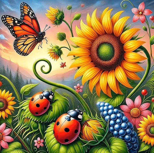 20x20cm Diamond painting nr 882