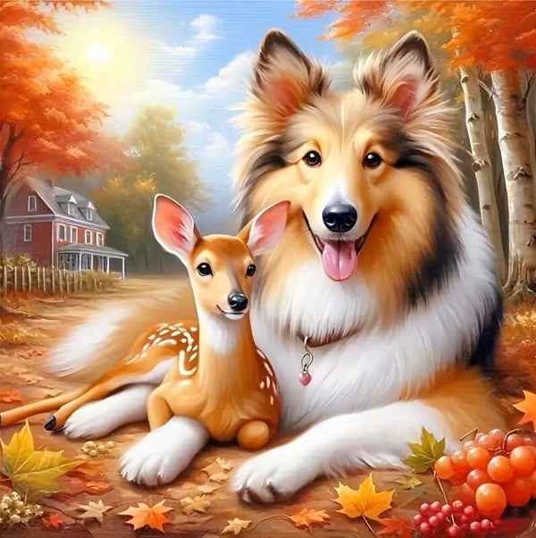 20x20cm Diamond painting nr 874