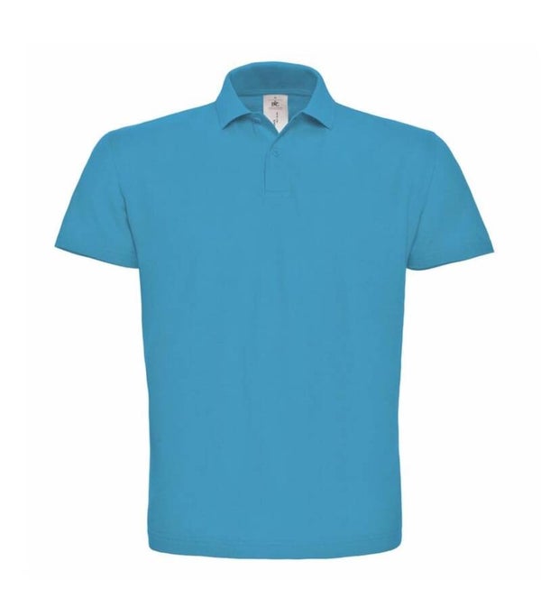 B&C Collection turquoise polo, maat M