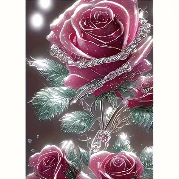 Diamond Painting rozen 50x40cm (vierkant)