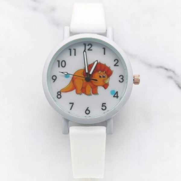 Nieuw kinder horloge Dino Wit - Cadeautip
