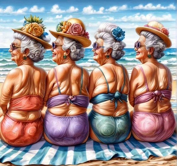 30x20cm Diamond Painting bikini dames nr 431