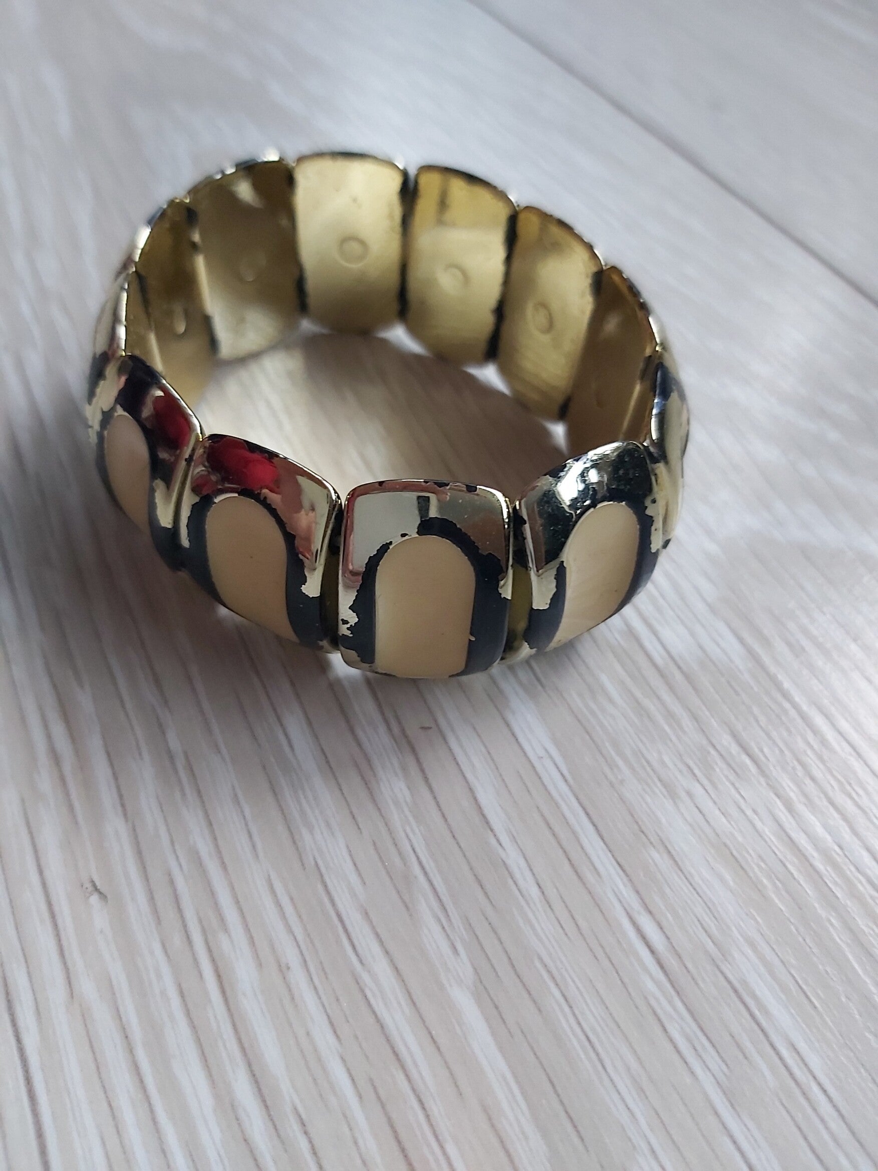Armband goud creme