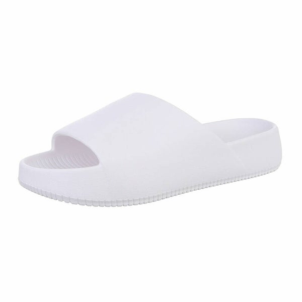 Slippers effen wit 43