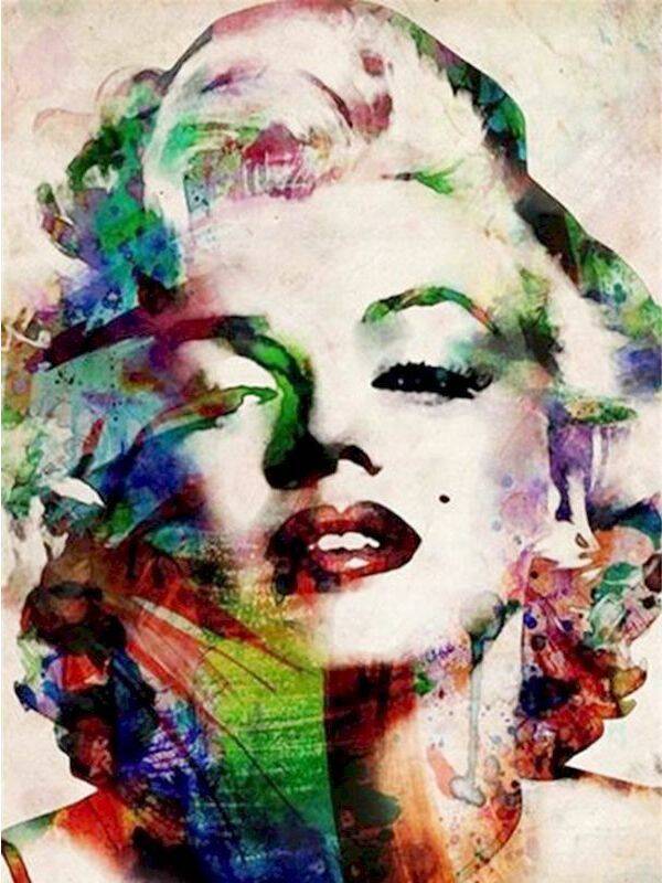 Diamond Painting Marilyn Monroe 50x40cm (rond)