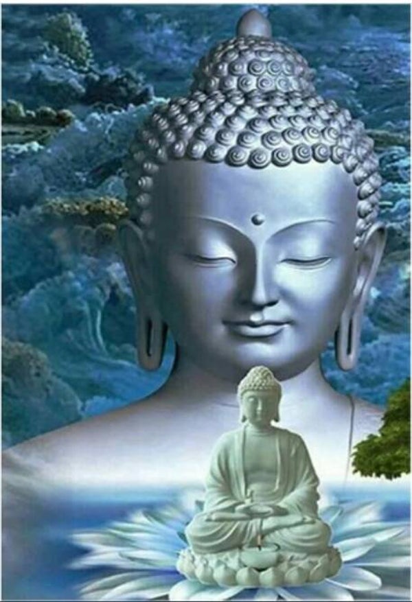 DIamond painting boedah 40x30cm (rond)