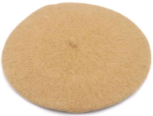 Winter baret modieus en warm bruin one size