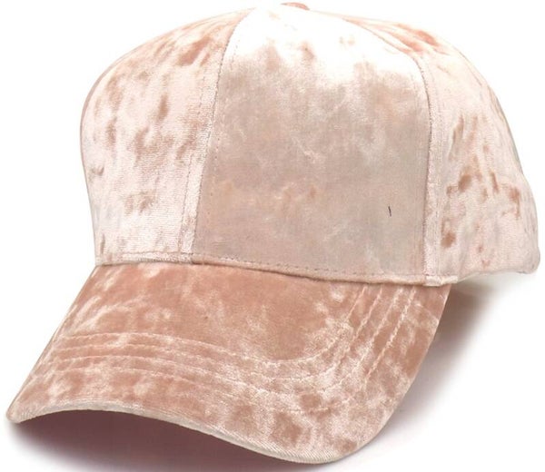 Velvet pet lichtroze one size dames