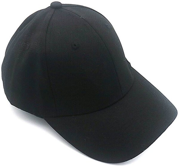 100% katoen pet zwart one size