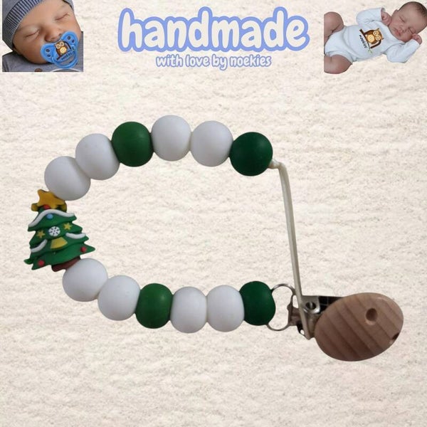 noekies handgemaakte Kerst speenkoord kerstboom nr 34