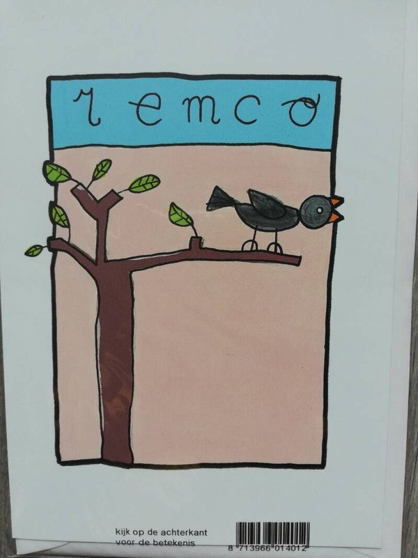 Wenskaart met naam Remco