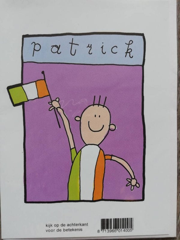 Wenskaart met naam Patrick