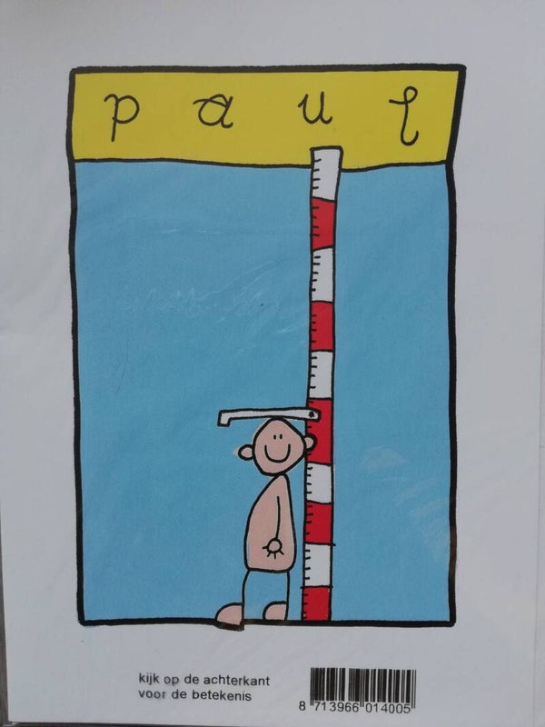 Wenskaart met naam Paul