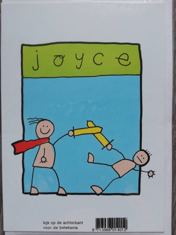 Wenskaart met naam Joyce