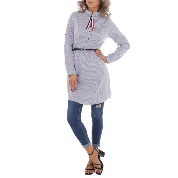 Metrofive tuniek blauw strikje XXL