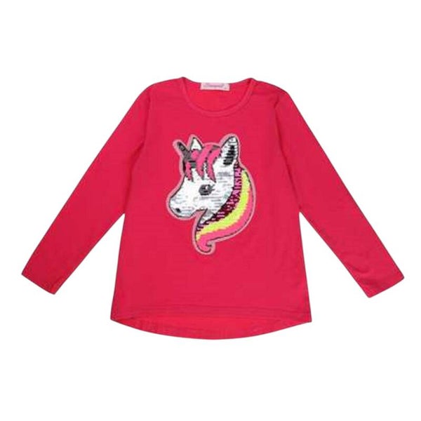 Seagull Longsleeve 158/164 - Unicorn Glitter