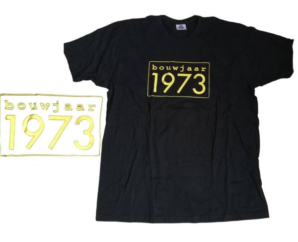 Starworld unisex t-shirt met jaartal 1973 XL