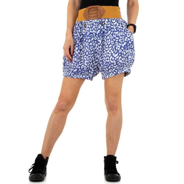 Korte broek blauw wit L/XL