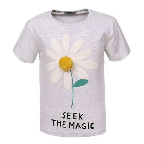 T-shirt seek the magic grijs 164