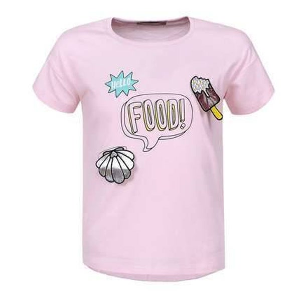 T-shirt roze hello food 164