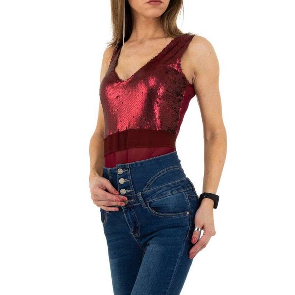 GLO-STORY rood bodysuit S/M