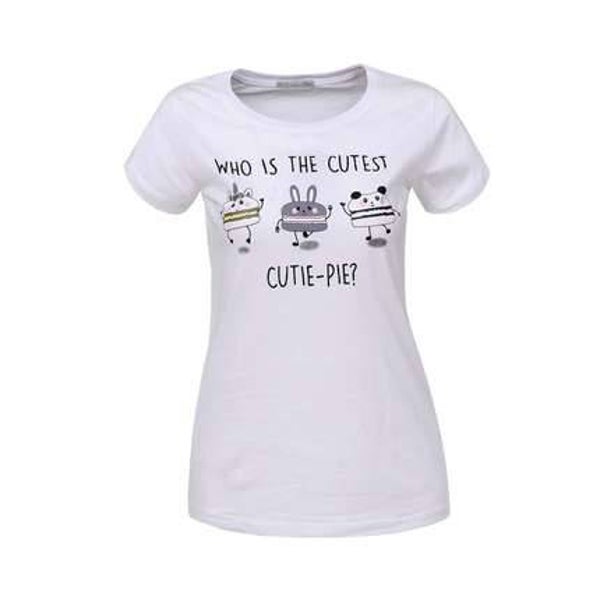 T-shirt cutest pie wit M