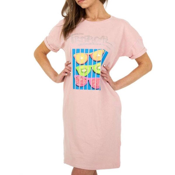 Glo-Story Nachthemd Tropical fruit roze S