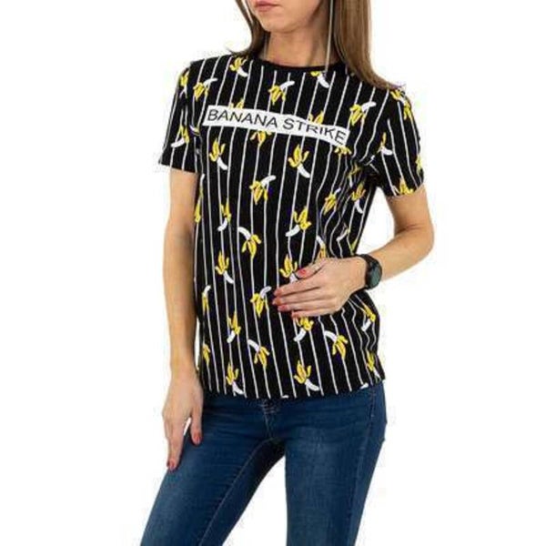 Glo story t-shirt zwart banana strike L