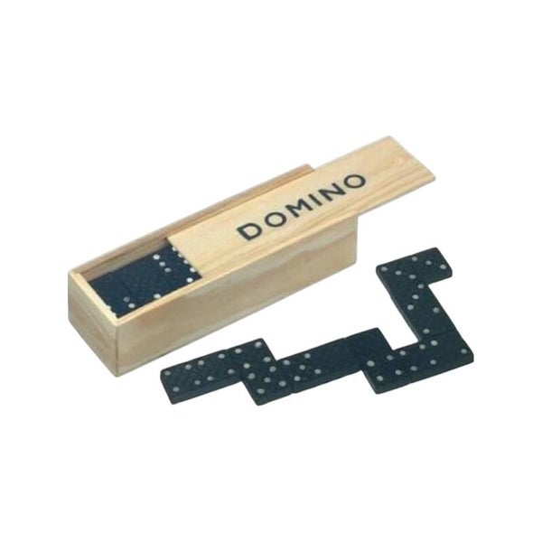 Klassieke Domino spel in houten doos bordspel