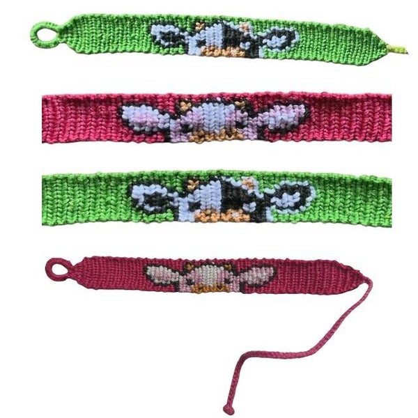 Handgemaakte armband koe one size