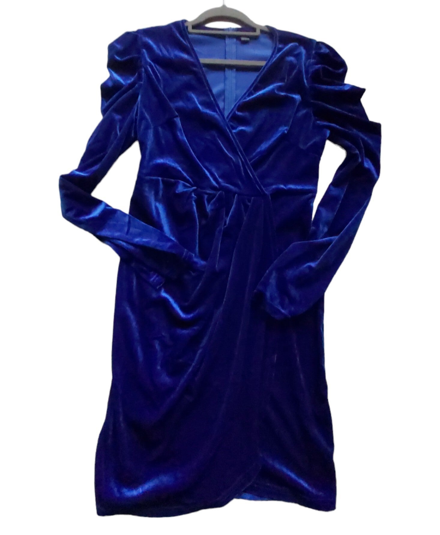 Fluwelen jurk met split L