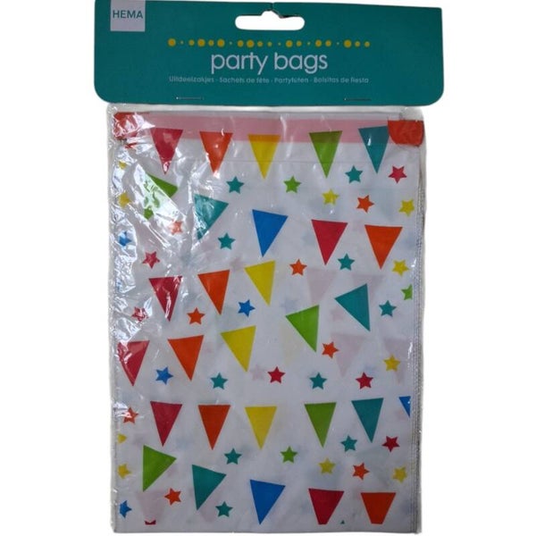 Hema uitdeelzakjes slinger patroon 8 stuks