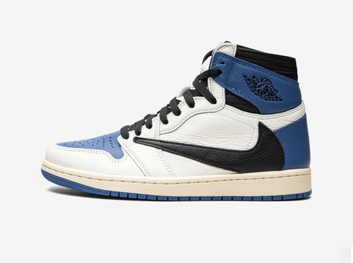 AIR JORDAN 1 RETRO HIGH OG SP TRAVIS SCOTT FRAGMENT MILITARY BLUE
