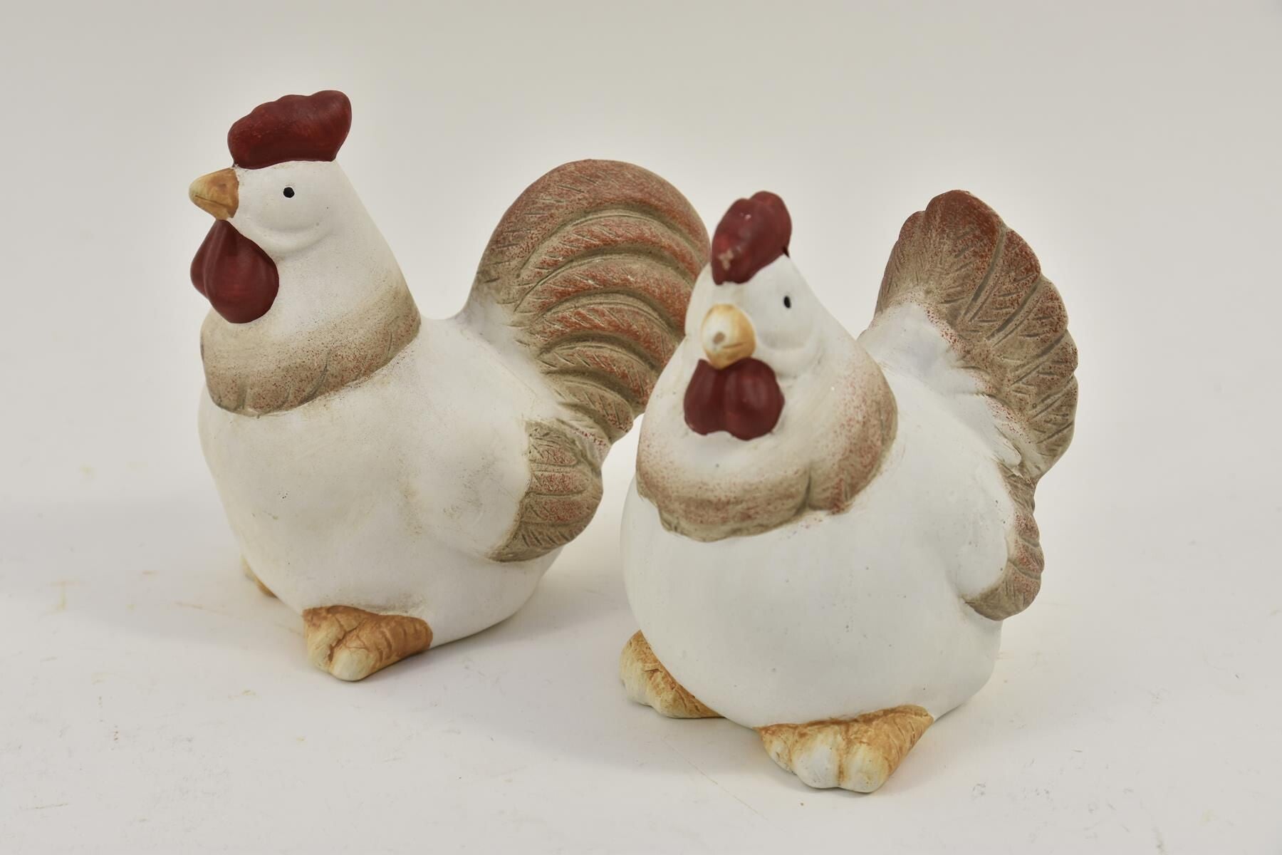 Kip en haan Barney keramiek per stuk - 14cm