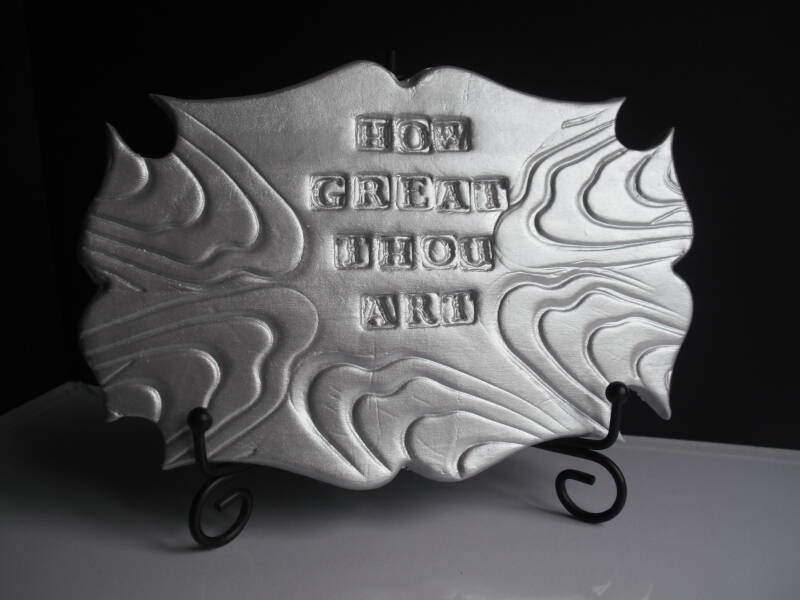 121C Clay Sculptu (How Great Thou Art.)