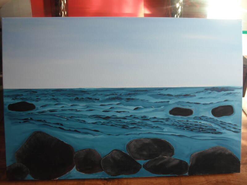 REF: 25P Canvas Painting (1 Corinthians 2:9-10)