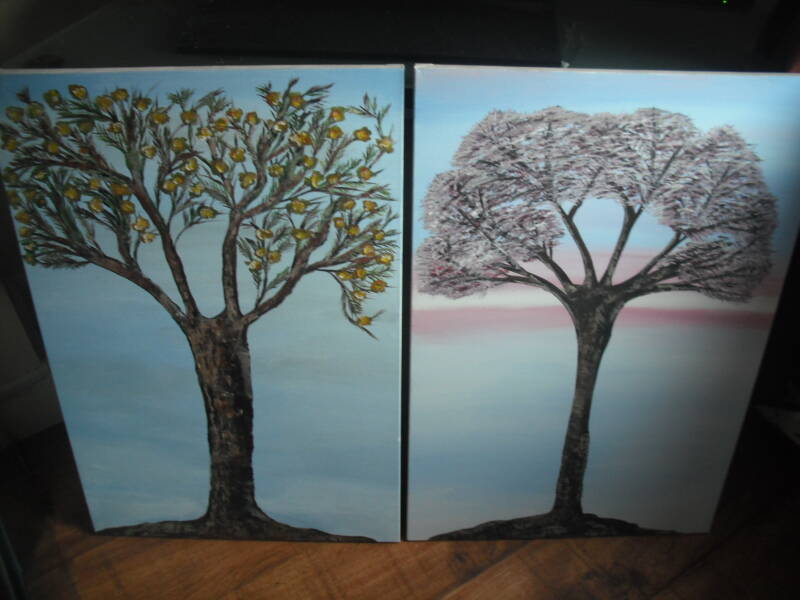 REF: 36P &amp; 37P Canvas Painting