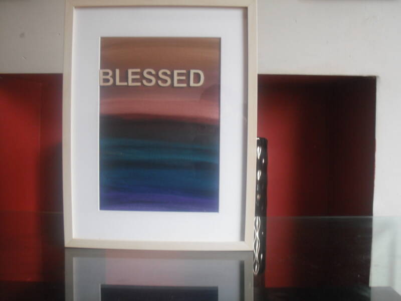 REF: 49P Framed Canvas Painting (Blessed)
