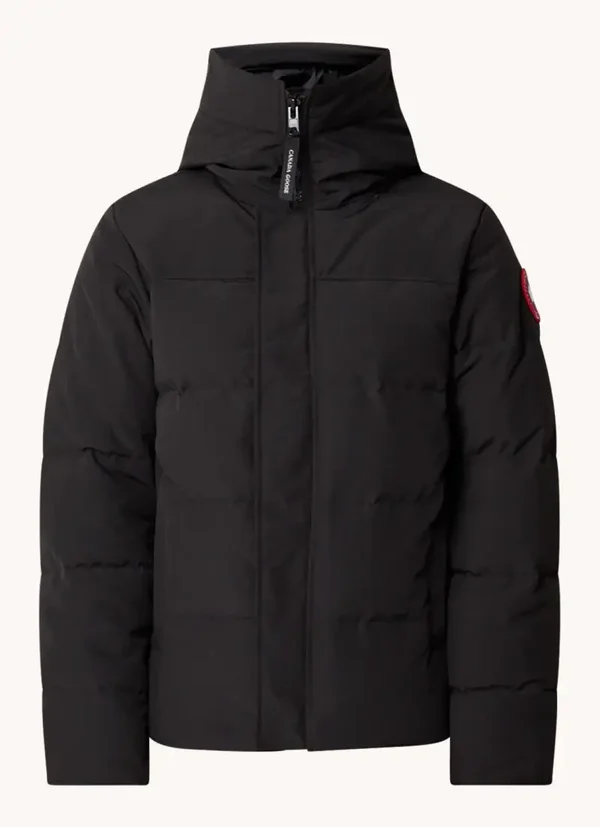 Canada Goose MacMillan Gewatteerde Parka Met Donsvulling En Capuchon Black