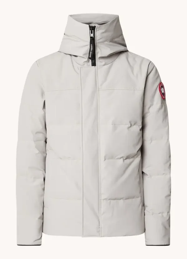 Canada Goose MacMillan Gewatteerde Parka Met Donsvulling En Capuchon White