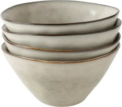 Dutch Rose,  Kommen set  14 cm crème