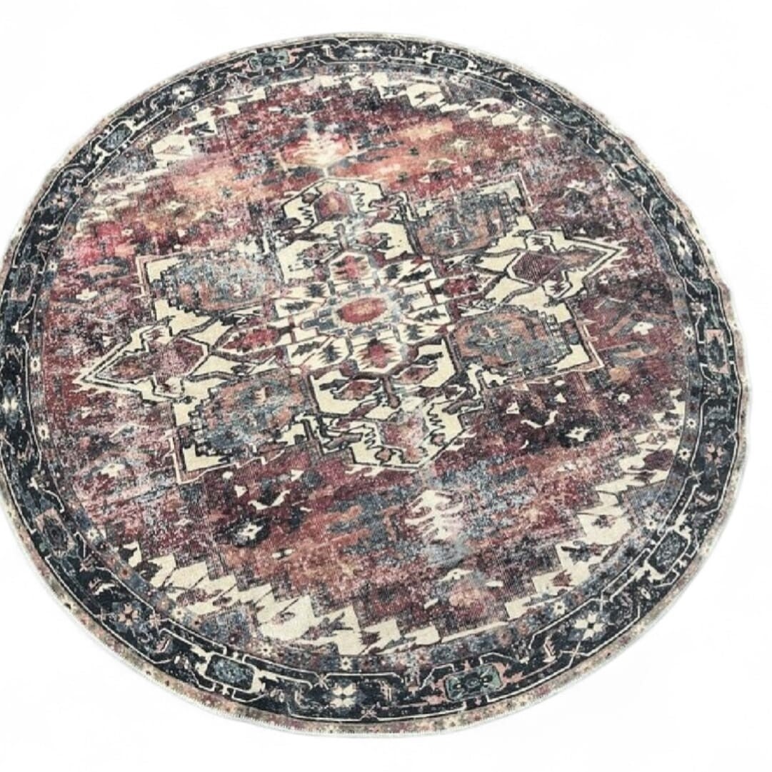 HomeBound by KY, Vintage vloerkleed rond.